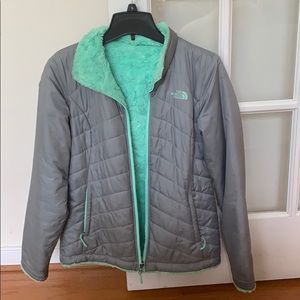 NORTH FACE Girls’ Reversible Mossbud Swirl Jacket